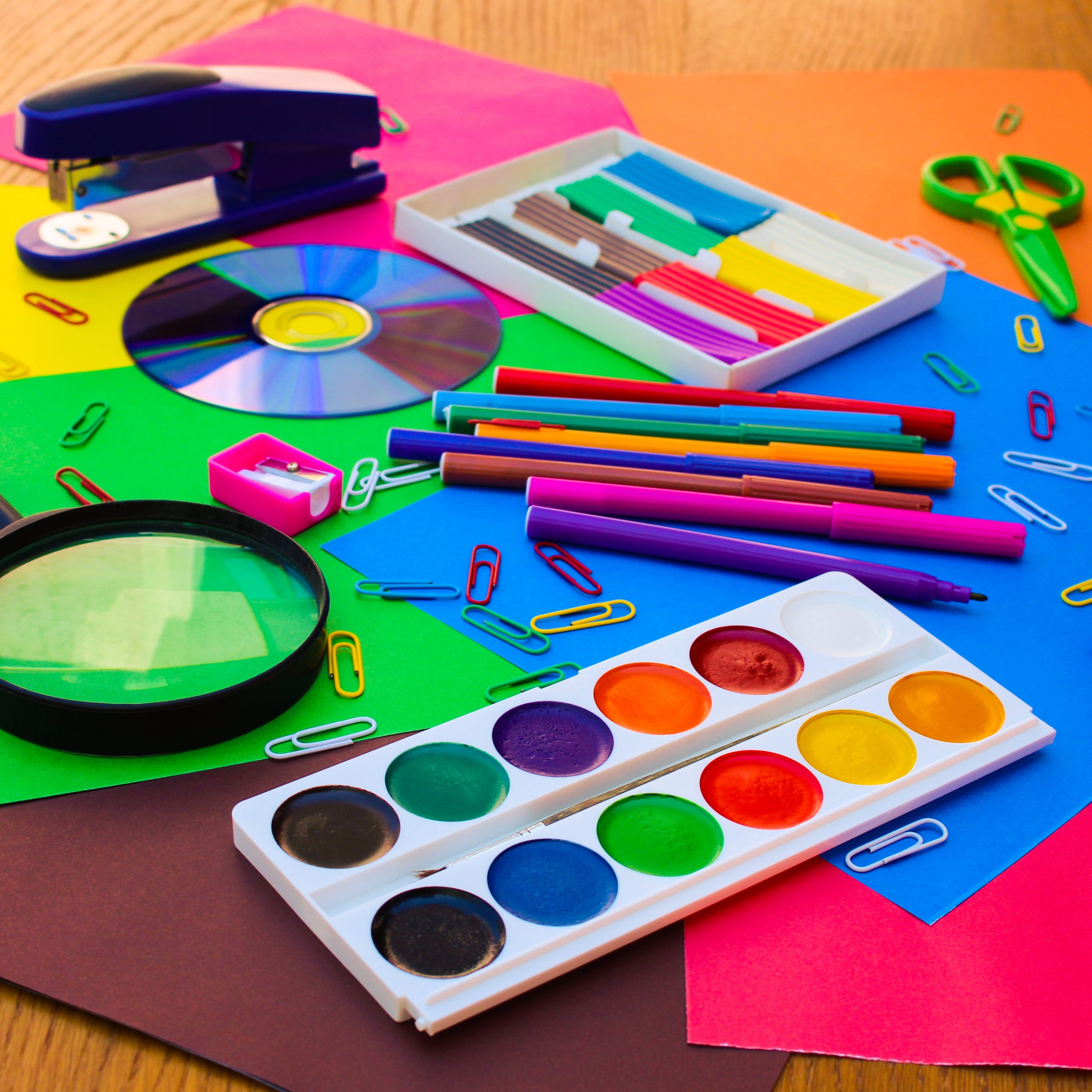 How can I organize my craft supplies in a small space?