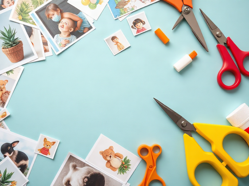 Cut-It-Out Scrapbook Supplies for Children’s Collages: Materials Checklist and Sorting Plan