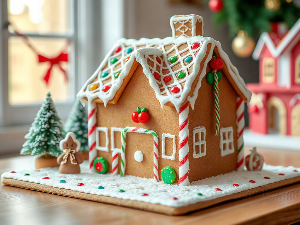 Gingerbread House Paper Craft Without Edible Parts—Templates, Materials, and Building Steps