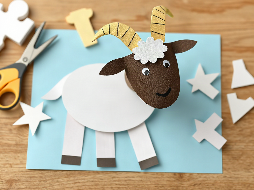 Goat Craft for Preschoolers Using Paper Shapes: Which Pieces Work Best?