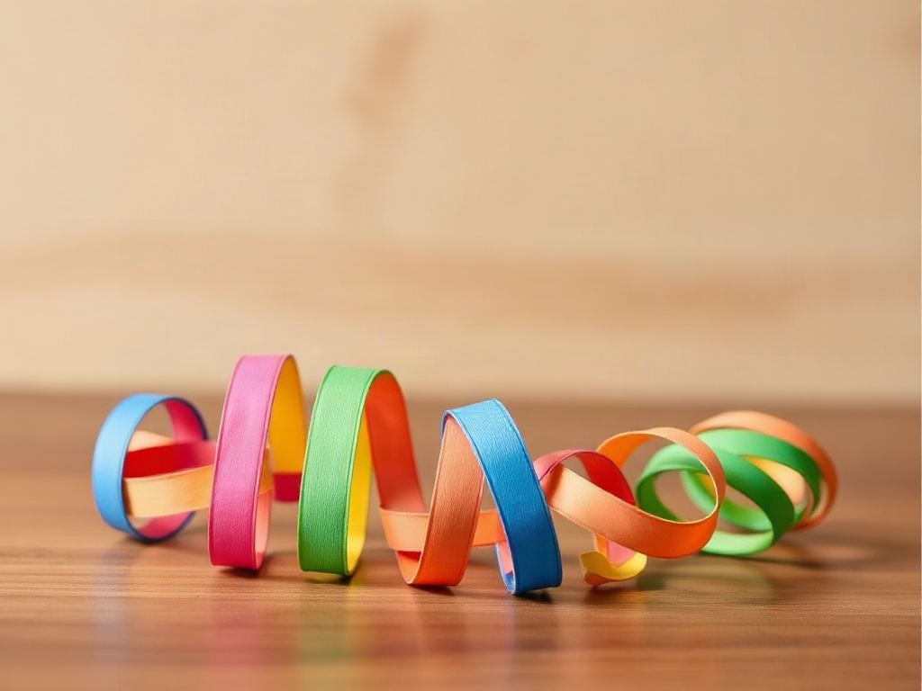 Paper Chain Craft for Practicing Patterns: AB, AAB, and ABC Examples