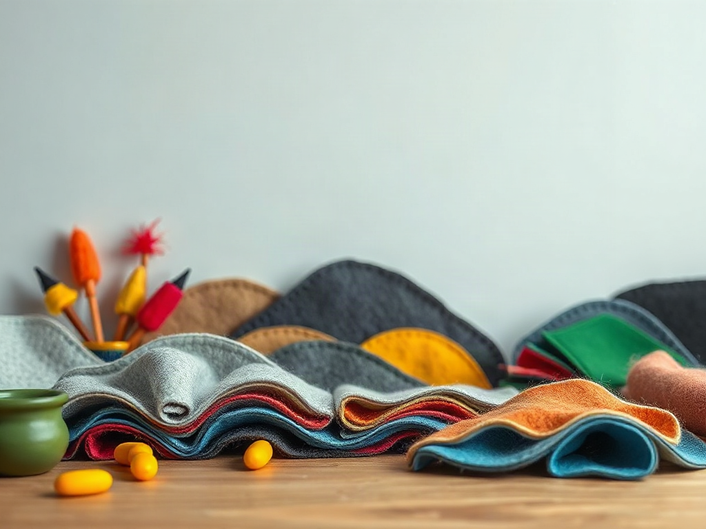Felt Paper Craft Ideas for Textured Designs (7 Layering Examples)