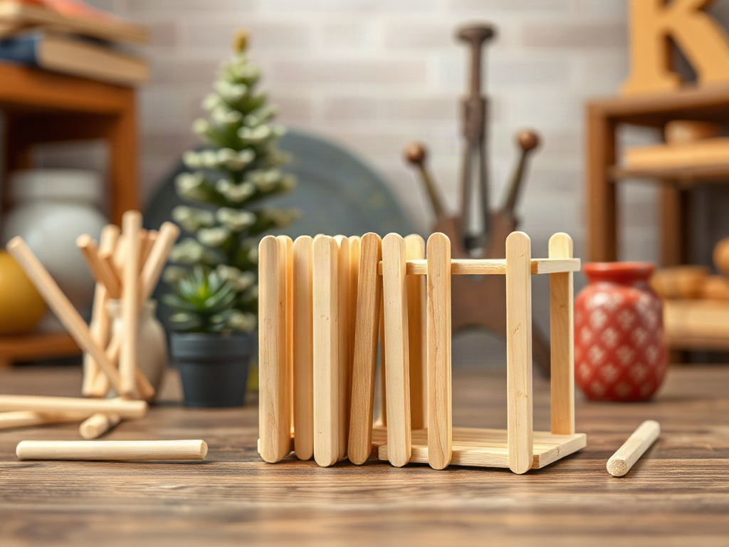 Mini Craft Sticks for Small-Scale Building Projects: Joint Methods, Scale Choices, and 6 Build Examples
